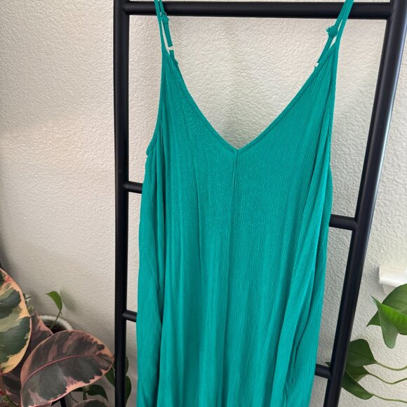Lovestich Gauze Teal Maxi Dress Size S/M - Picture 2 of 8